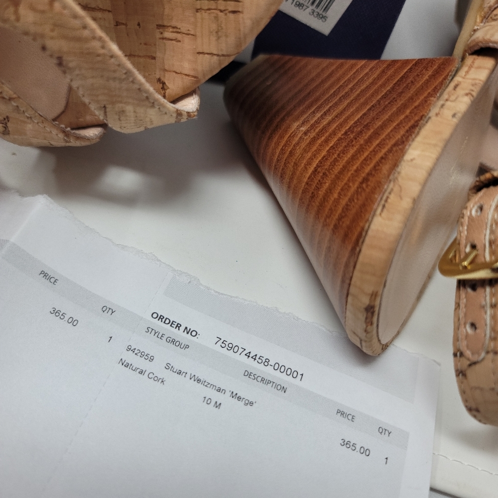 Stuart Weitzman Cork Heels 10 - image 6